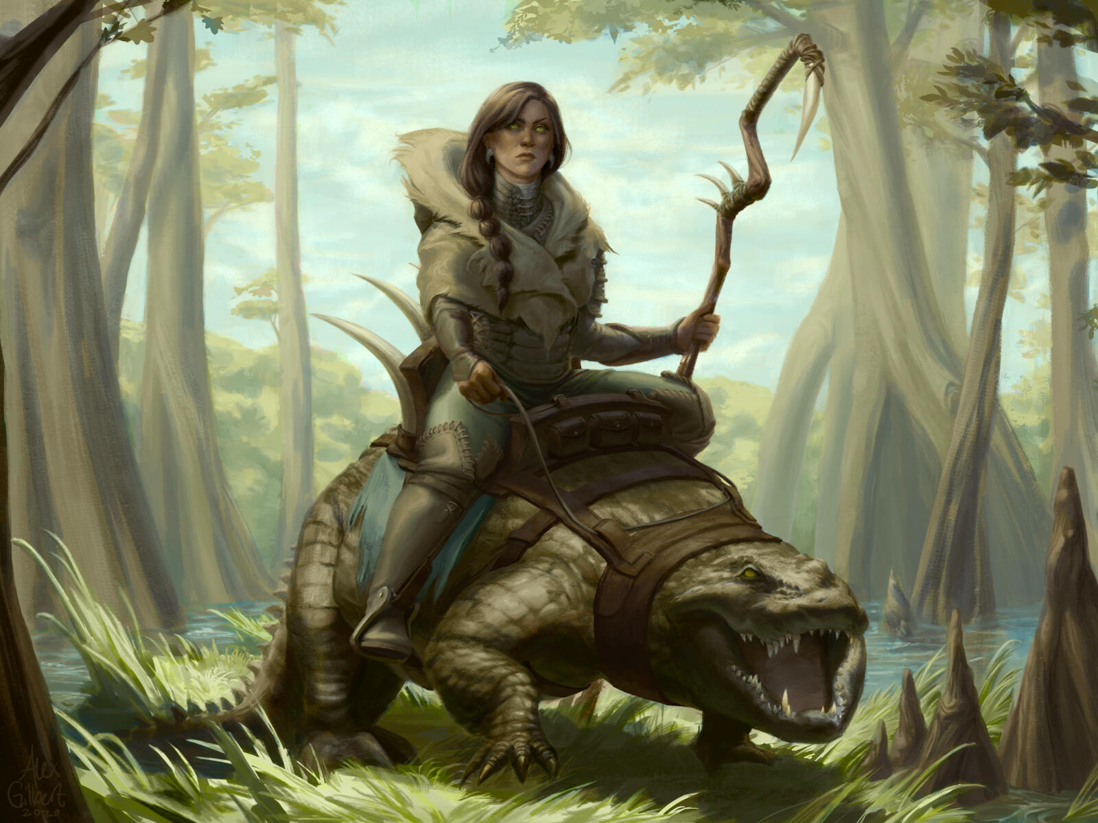 Older piece (2021) to show a full illustration over character work Older piece (2021) to show a full illustration over character work